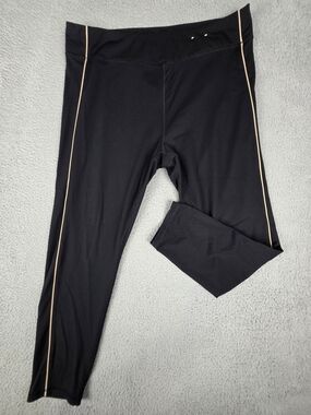 XERSION Leggings EverRestore Black Tan Quick Dry XXL